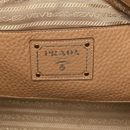 Prada Vitello Daino Tote Caramel 5 of 8