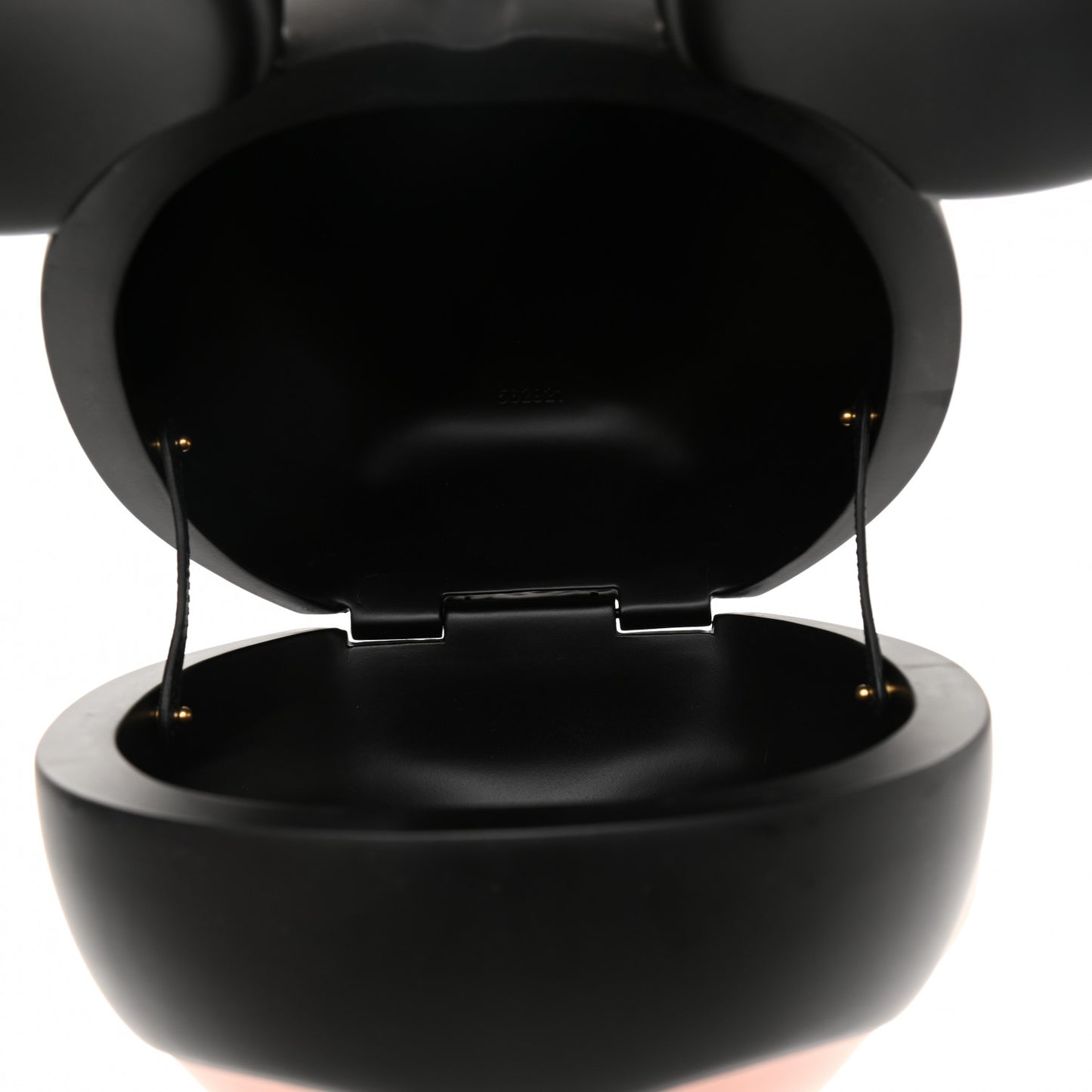 X DISNEY Plastic Mickey Mouse Top Handle Bag Black