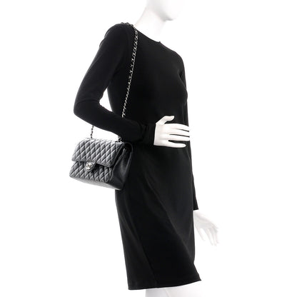 Chanel Caviar Quilted Medium Double Flap Black 2 of 9