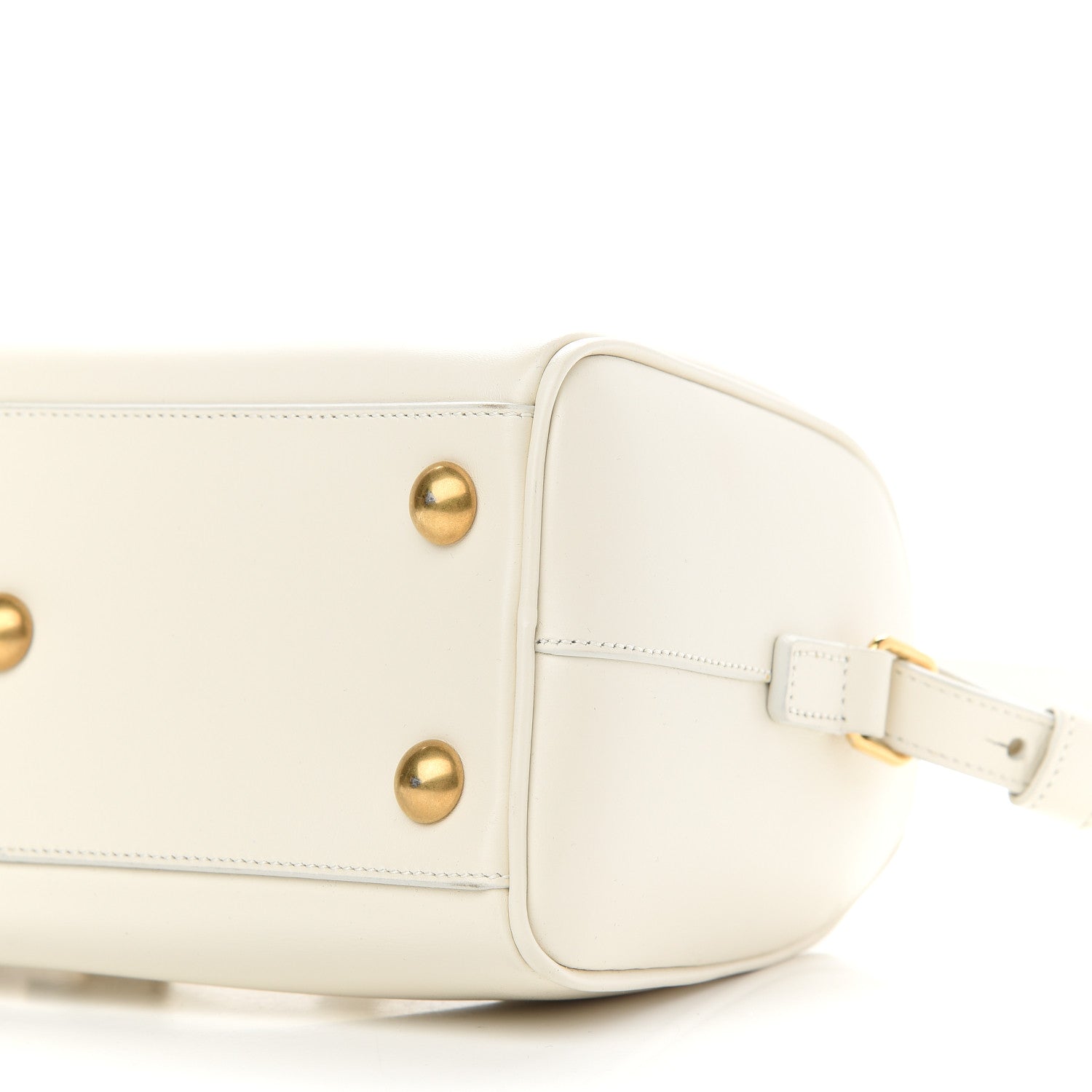 Saint Laurent Calfskin Classic Baby Duffle Dove White 8 of 9