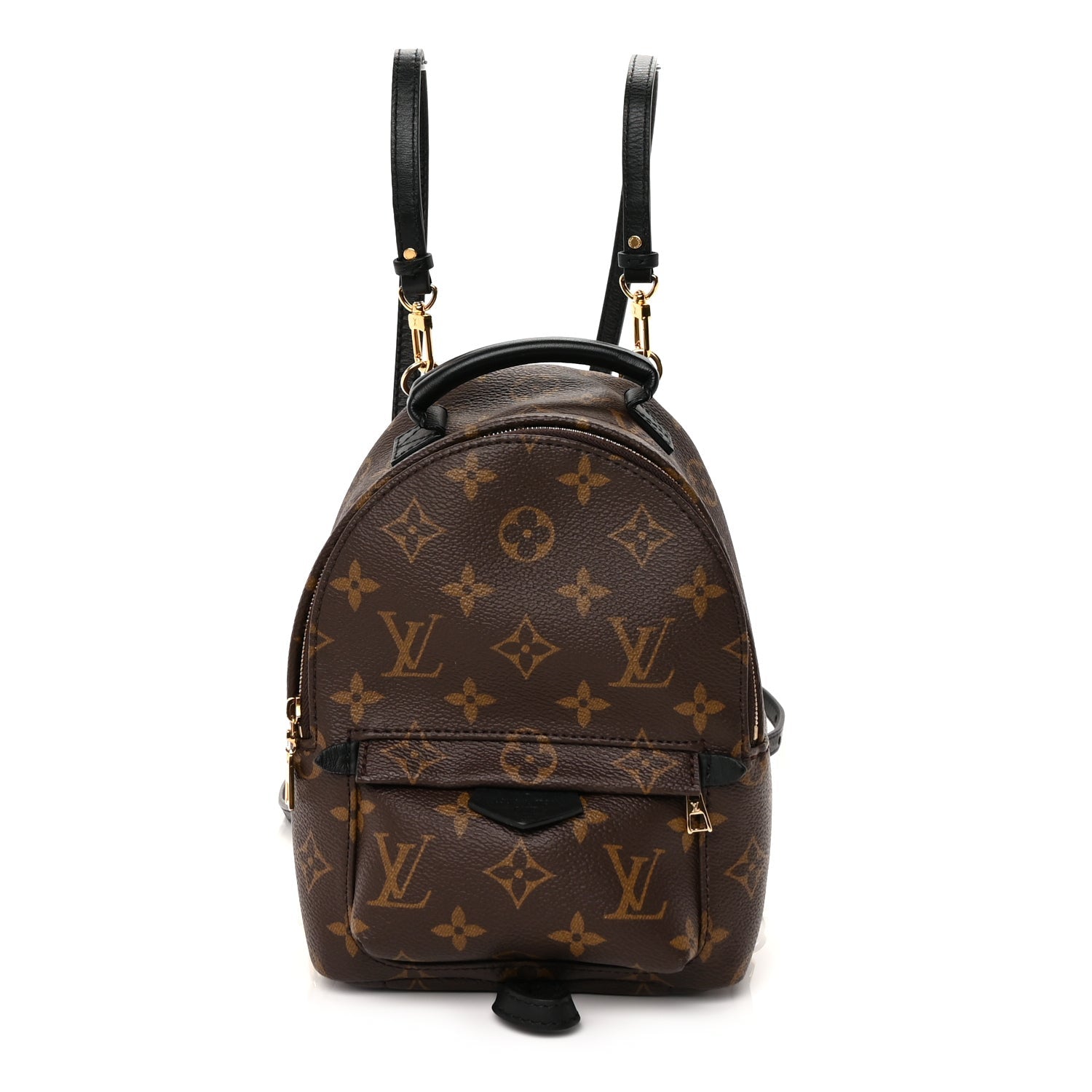 Louis Vuitton Monogram Palm Springs Backpack Mini Black 1 of 8