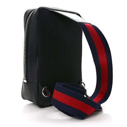 Gucci GG Supreme Monogram Web Belt Bag Black Grey 3 of 8