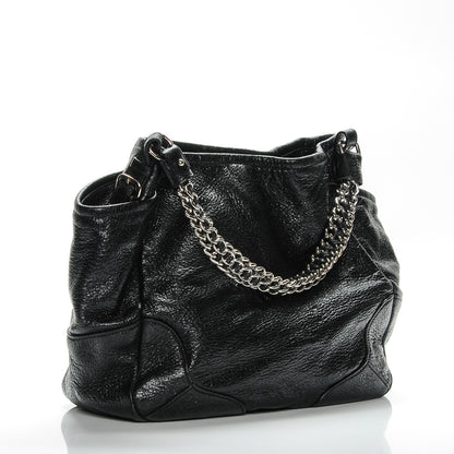 Prada Cervo Lux Chain Shoulder Bag Nero Black 3 of 10