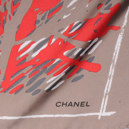 Chanel Silk CC Square Scarf 3 of 10