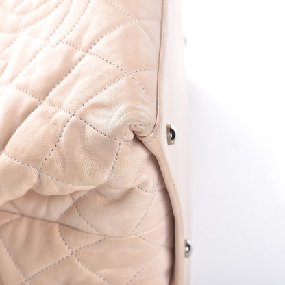 Chanel Lambskin Quilted Mini Chain Me Tote Light Beige 10 of 13
