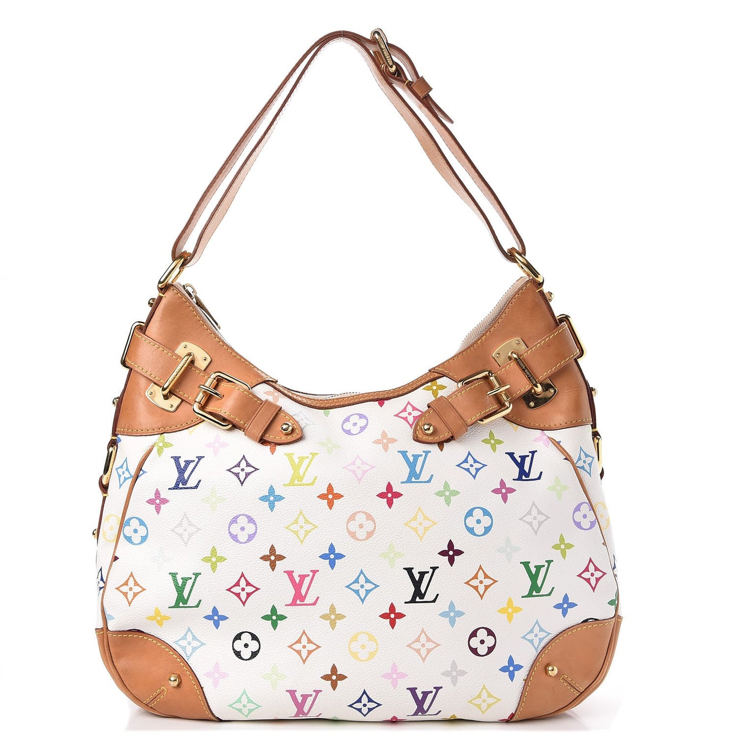 Monogram Multicolor Greta White