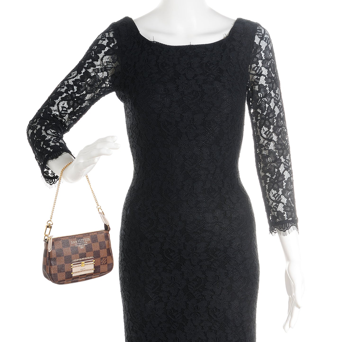 Damier Ebene Trunks and Locks Mini Pochette Accessories