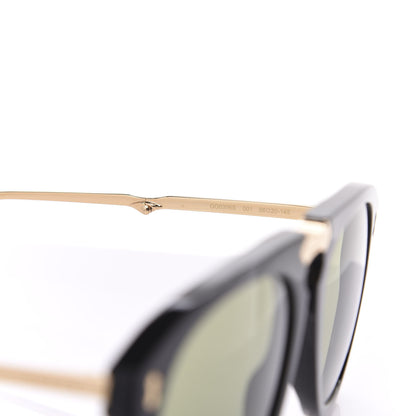 Gucci Folding Aviator Sunglasses GG0305S Black Gold 5 of 8