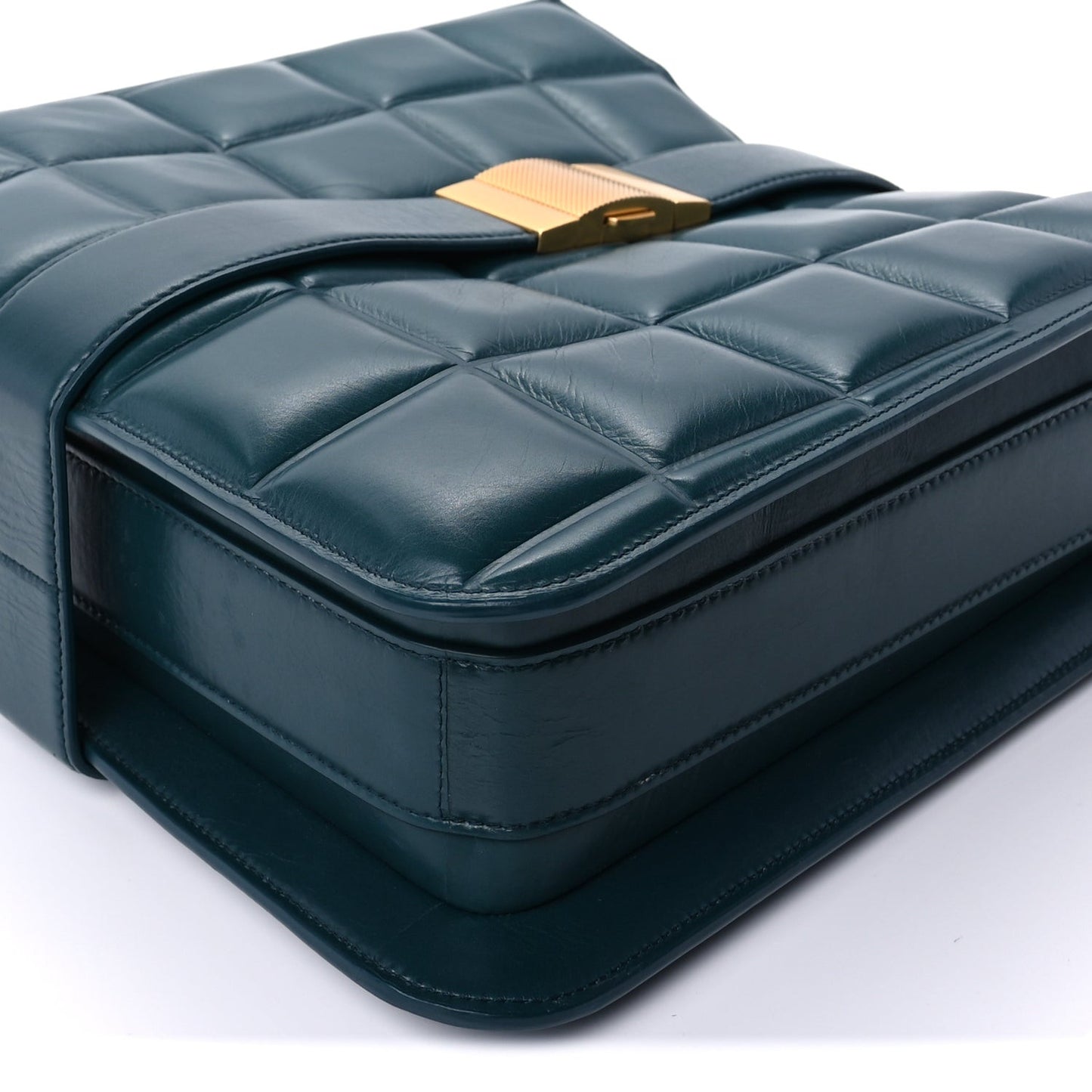 Nappa Maxi Intrecciato Padded Marie Bag  Ottanio