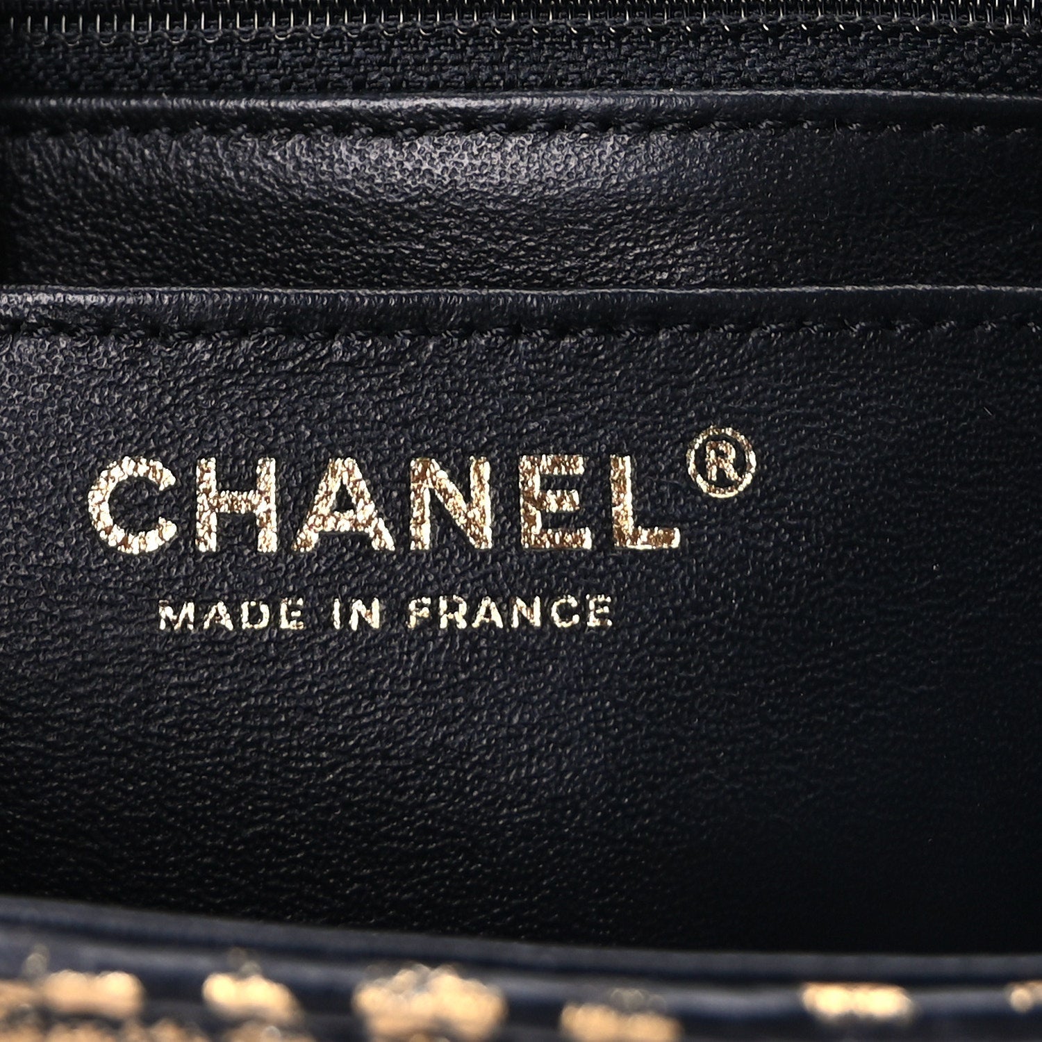 Chanel Calfskin Crocodile Embossed Graffiti 2.55 Mini Cocodile Reissue Flap  Black Gold 5 of 8