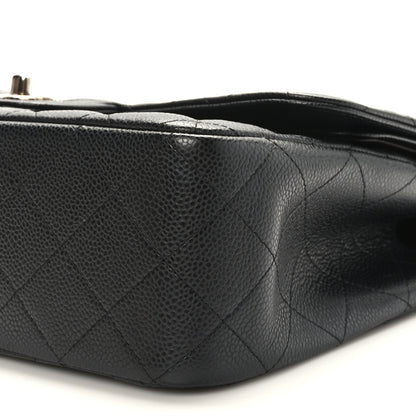 Chanel Caviar Quilted Jumbo Double Flap Black 9 of 9