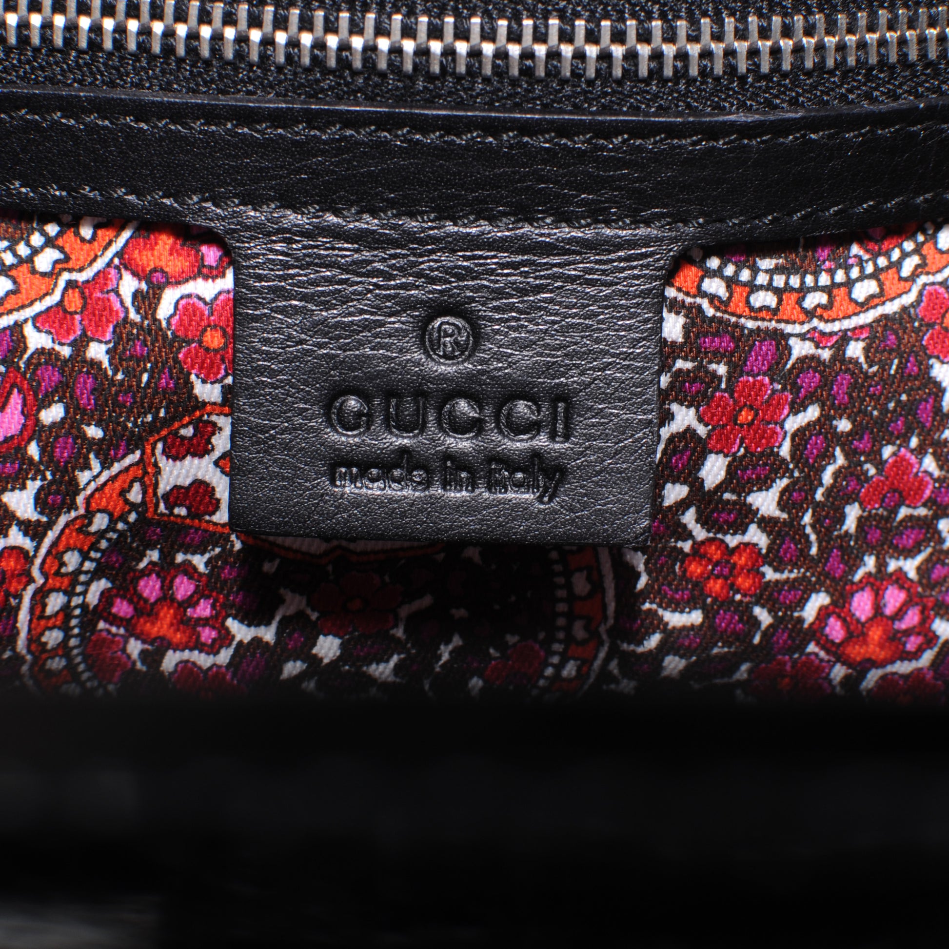 Gucci Patent Romy Handbag Black 6 of 7