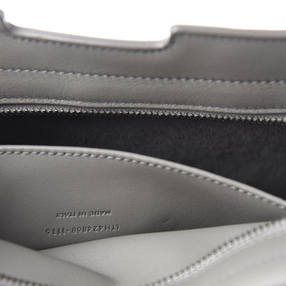 Saint Laurent Calfskin Monogram Baby Cabas Fog 12 of 14