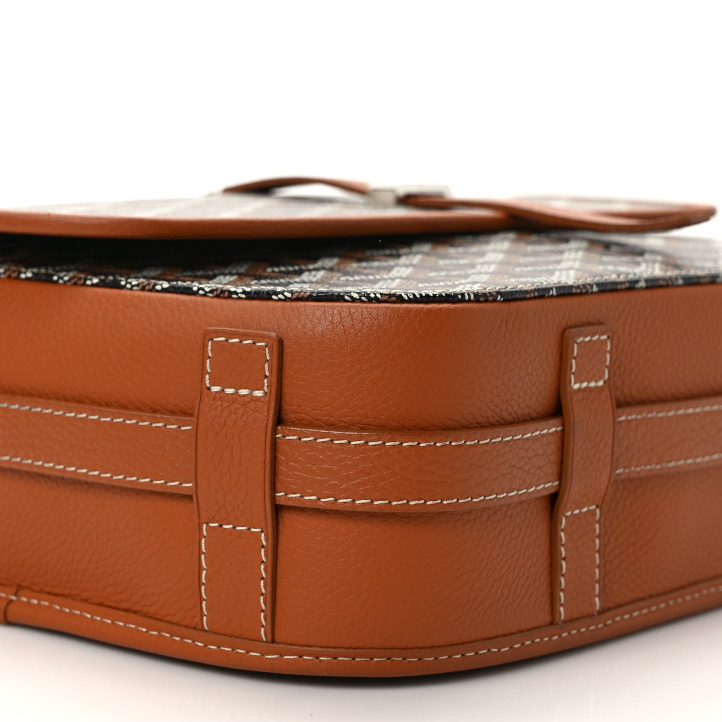 Goyardine Belvedere II MM Messenger Bag Black Gold