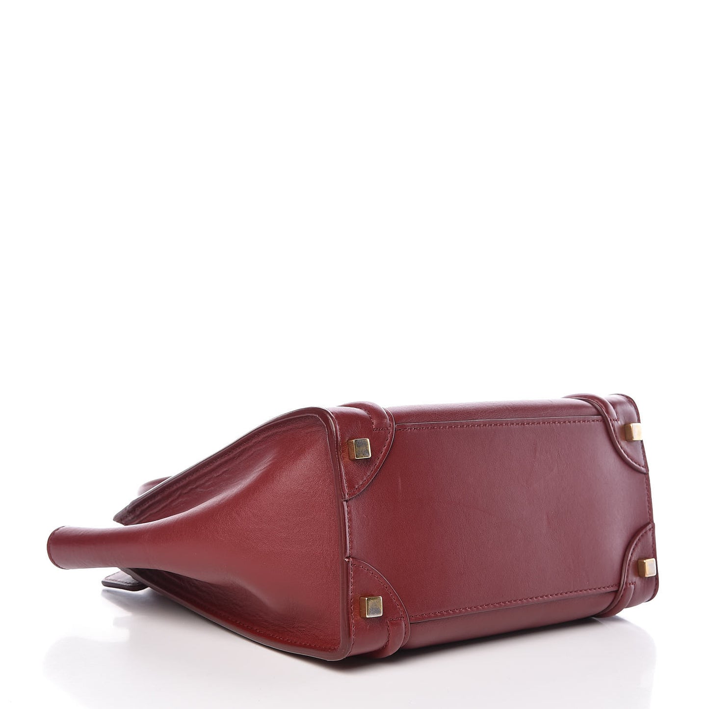 Smooth Calfskin Micro Luggage Rust