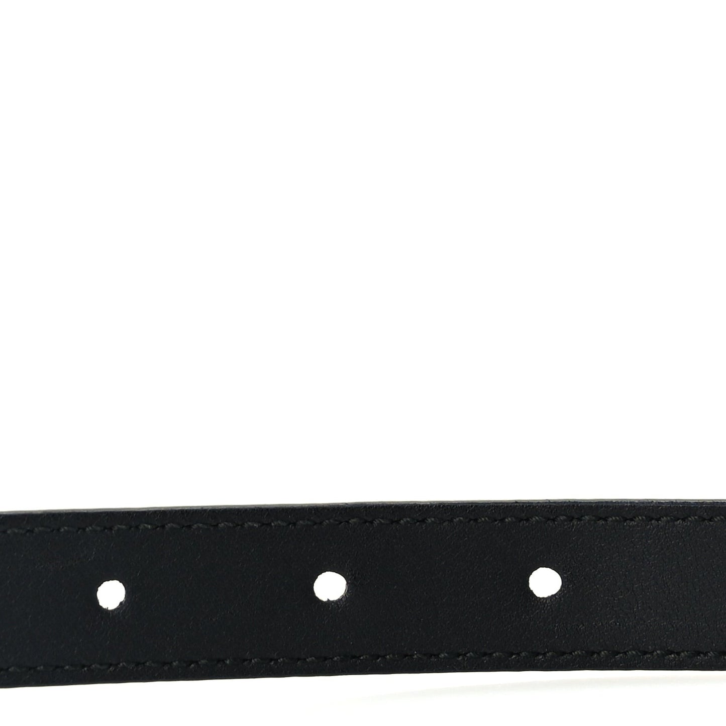 Calfskin Double G 20mm Belt 75 30  Black