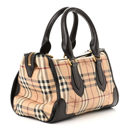 Burberry Haymarket Check Small Gladstone Chocolate 3 of 18
