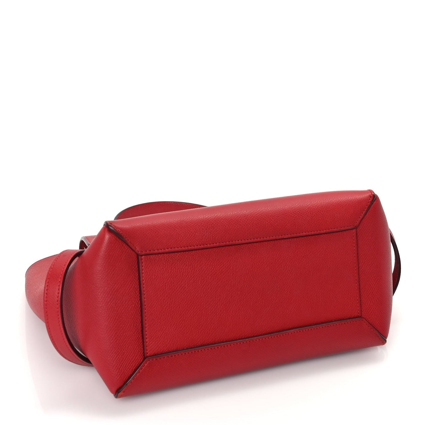 Grained Calfskin Micro Belt Bag Coquelicot