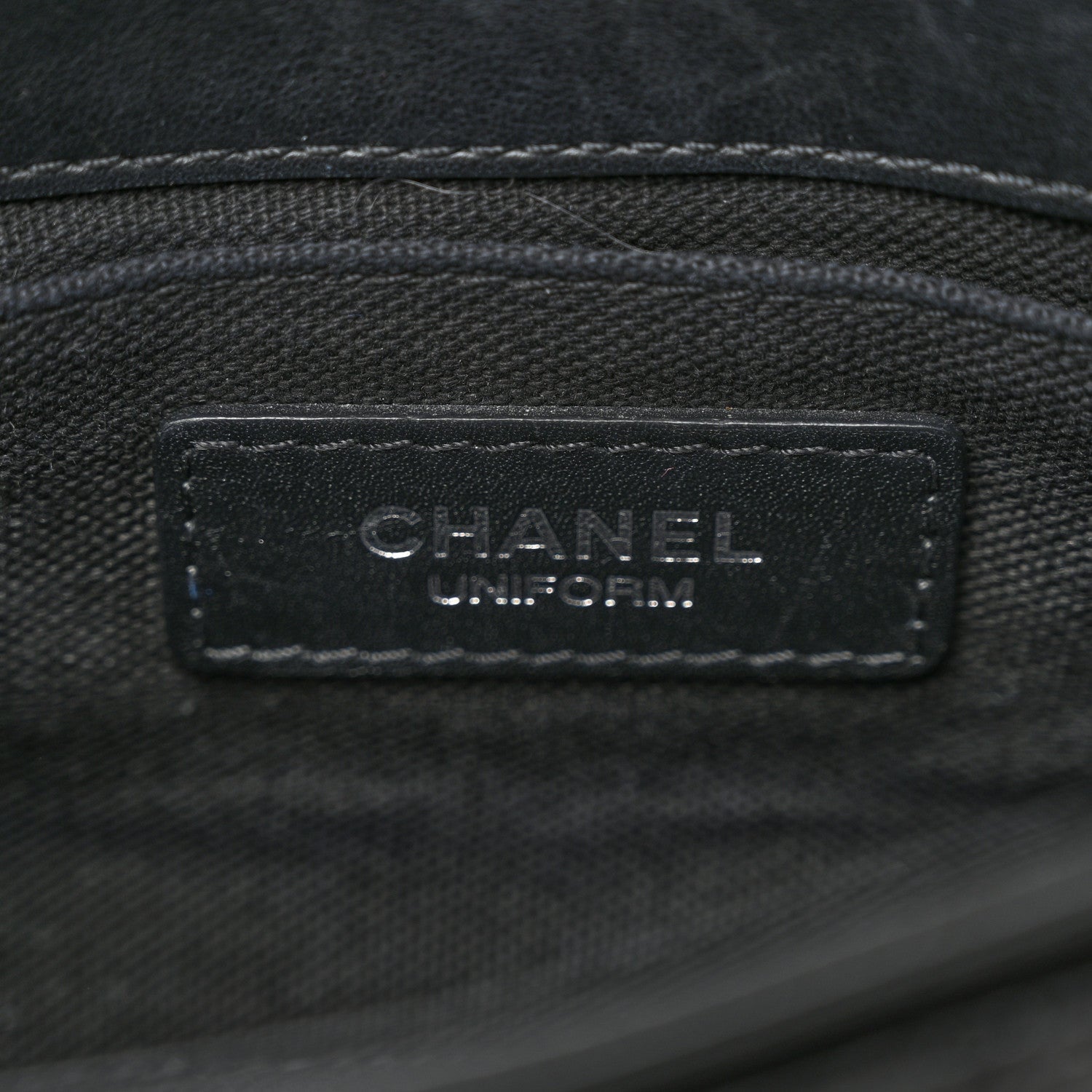 Chanel Calfskin Quilted CC Uniform Flap Belt Bag Black 6 of 7