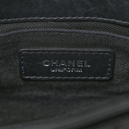 Chanel Calfskin Quilted CC Uniform Flap Belt Bag Black 6 of 7
