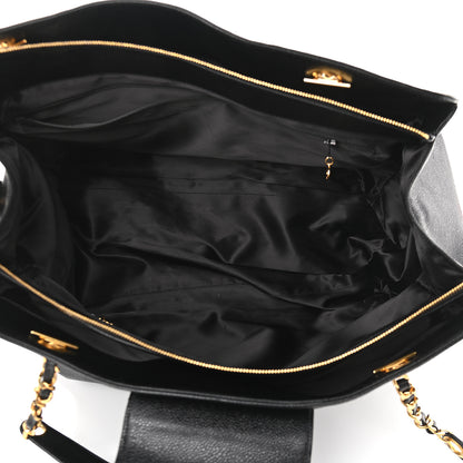 Chanel Caviar XL Weekender Bag Black 5 of 9