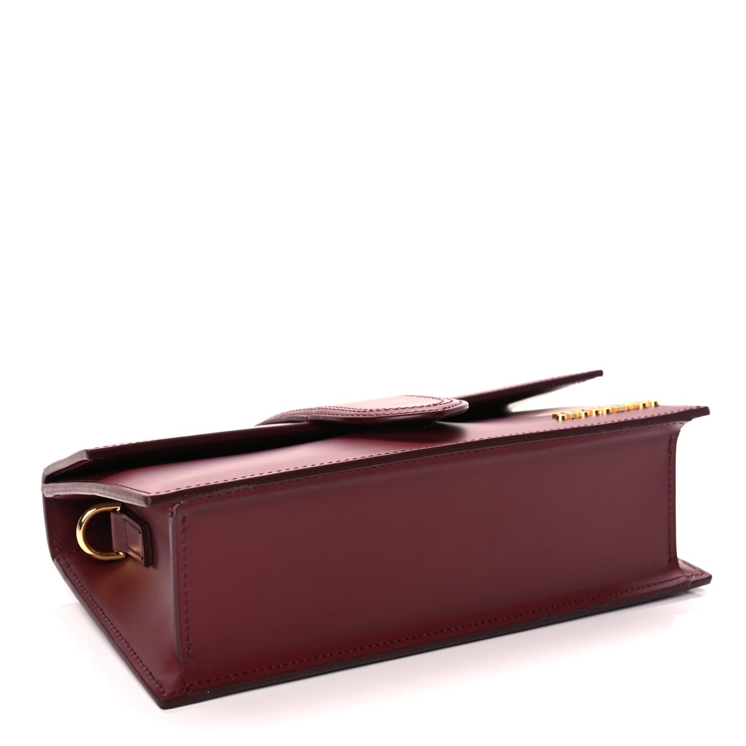 Jacquemus Smooth Calfskin Le Grand Bambino Dark Burgundy 3 of 8
