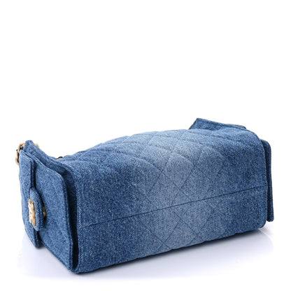 Chanel Washed Denim Quilted Mini  25 Handbag  Blue 3 of 8