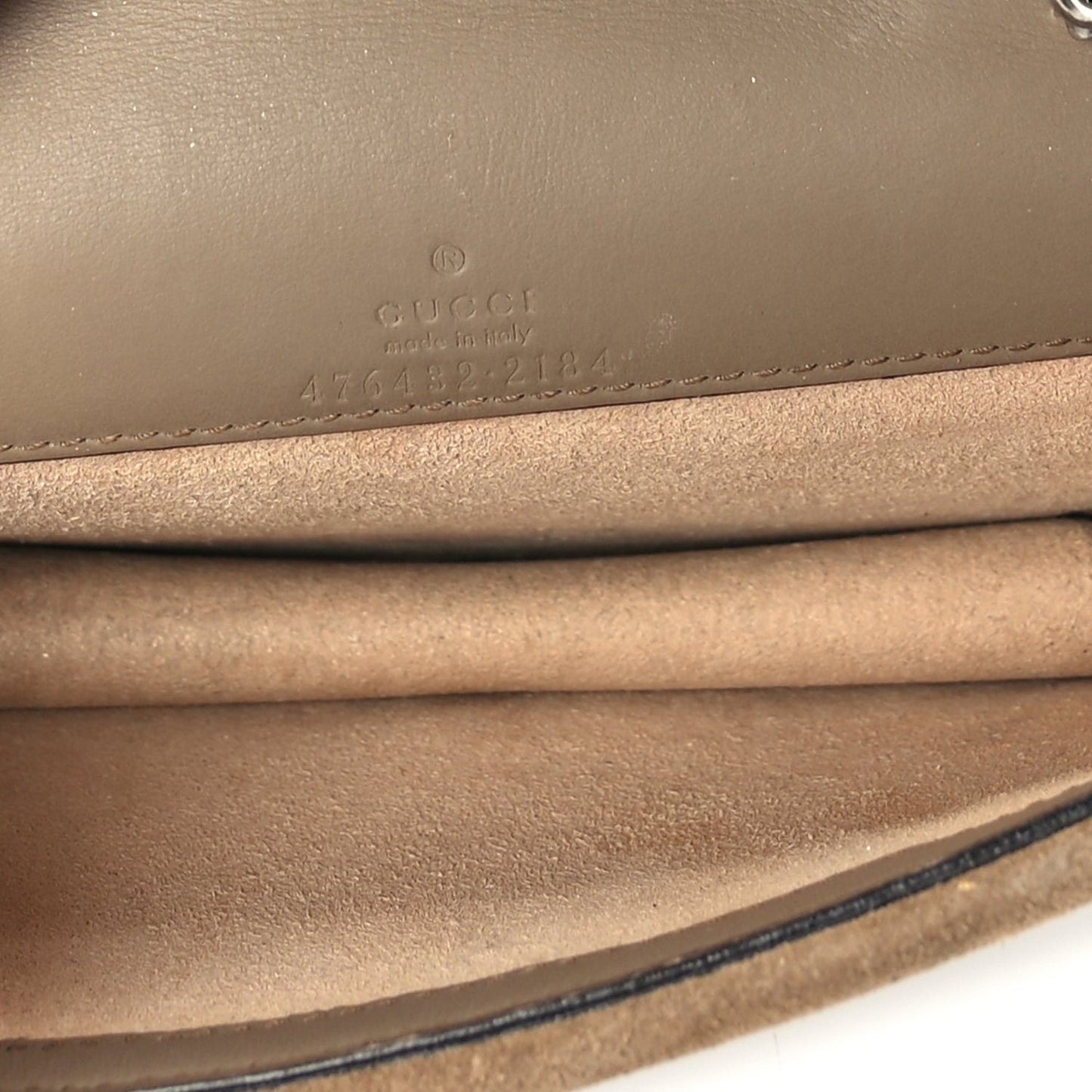 GG Supreme Monogram Super Mini Dionysus Shoulder Bag Taupe