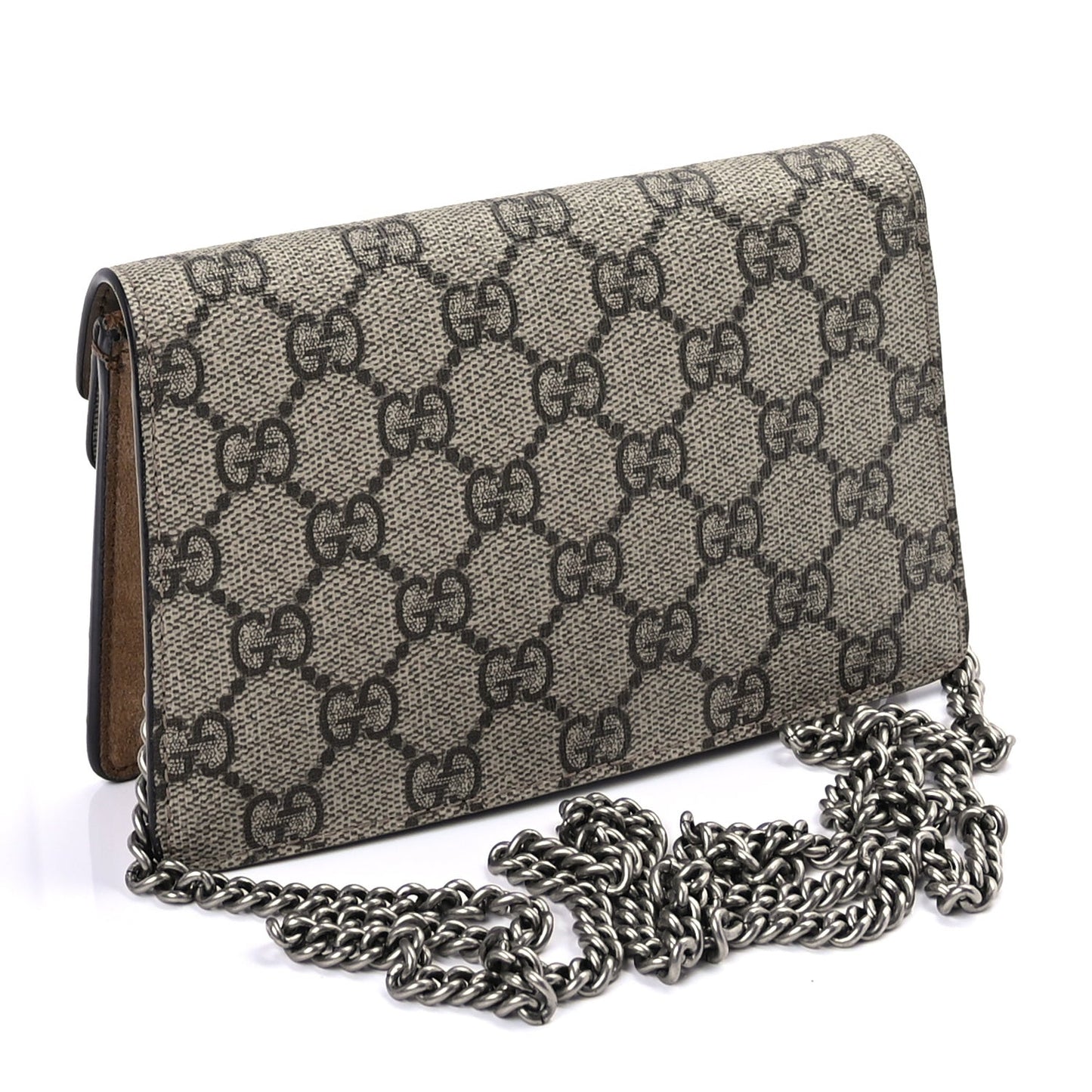 GG Supreme Monogram Super Mini Dionysus Shoulder Bag Taupe