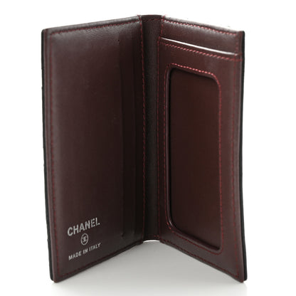 Chanel Lambskin Quilted Card Holder Wallet Black 5 of 8