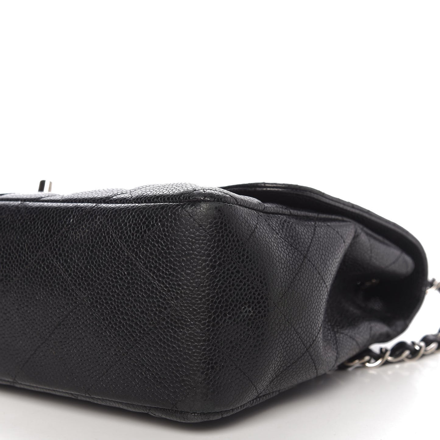 Caviar Quilted Jumbo Single Flap Black
