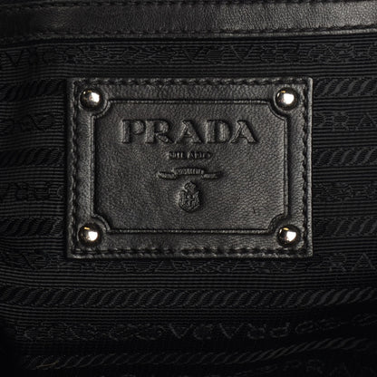 Prada Tessuto Soft Calf Tote Nero Black 8 of 10