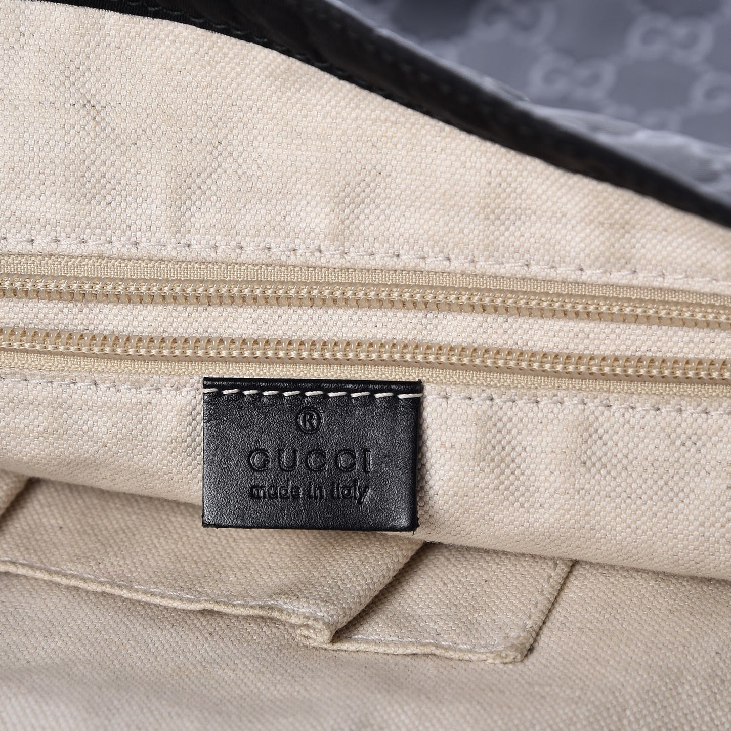 Nylon Monogram Large Tote Black