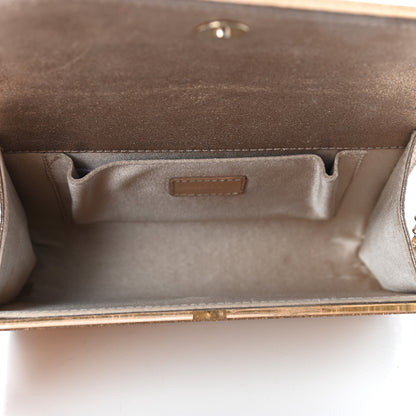 Jimmy Choo Acrylic Glitter Candy Clutch Gold 4 of 4