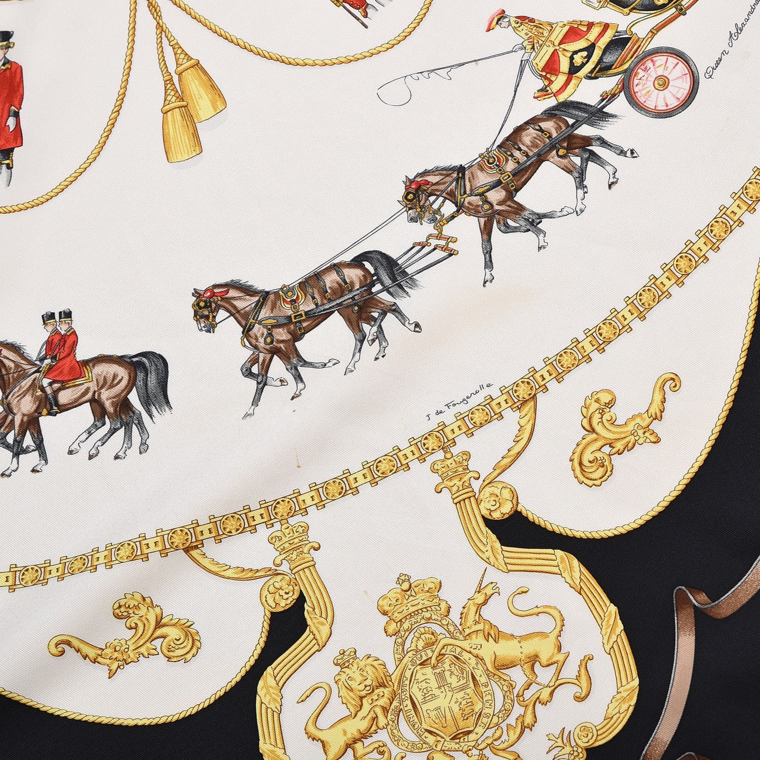 Hermes Silk The Royal Mews Scarf 90 3 of 7