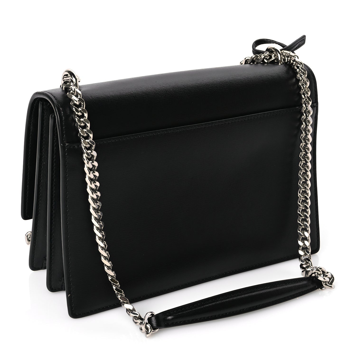 Saint Laurent Calfskin Medium Monogram Sunset Black 2 of 8
