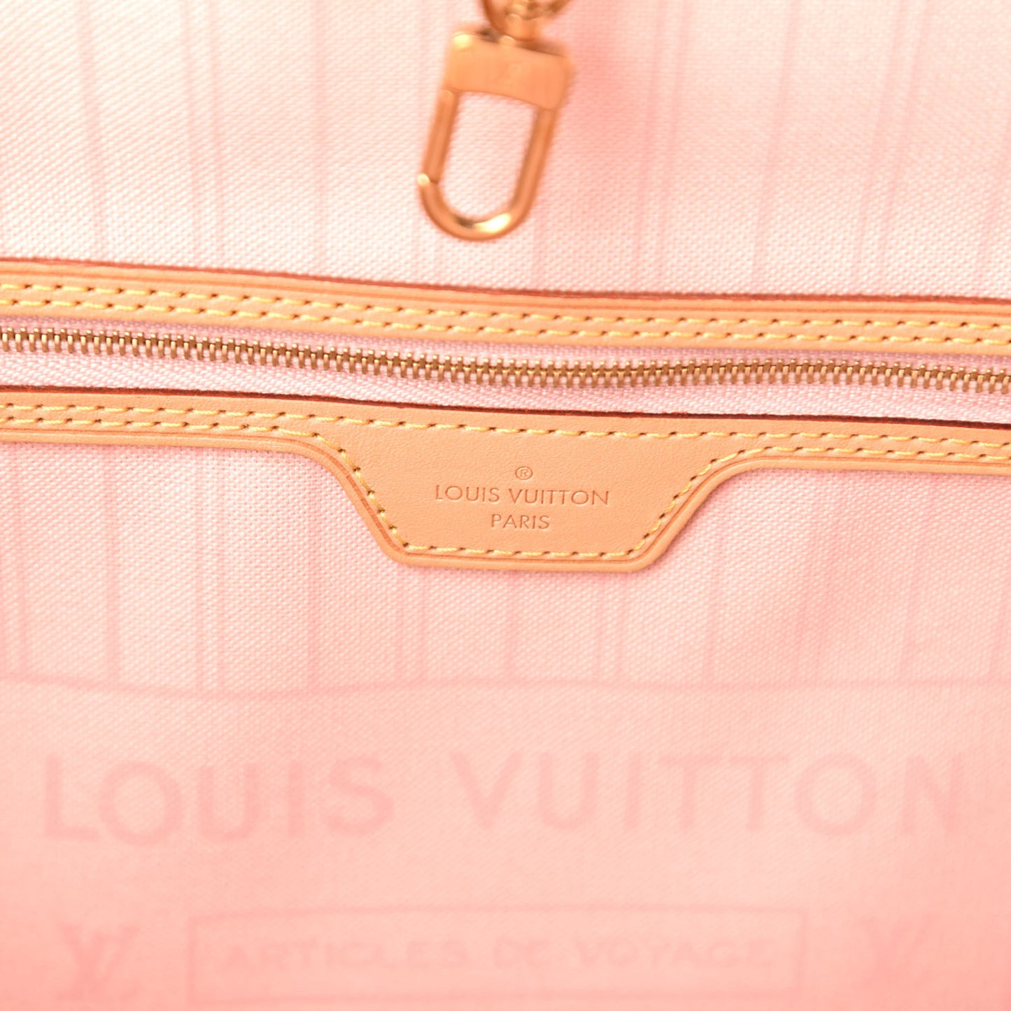 Damier Azur Neo Neverfull MM Rose Ballerine