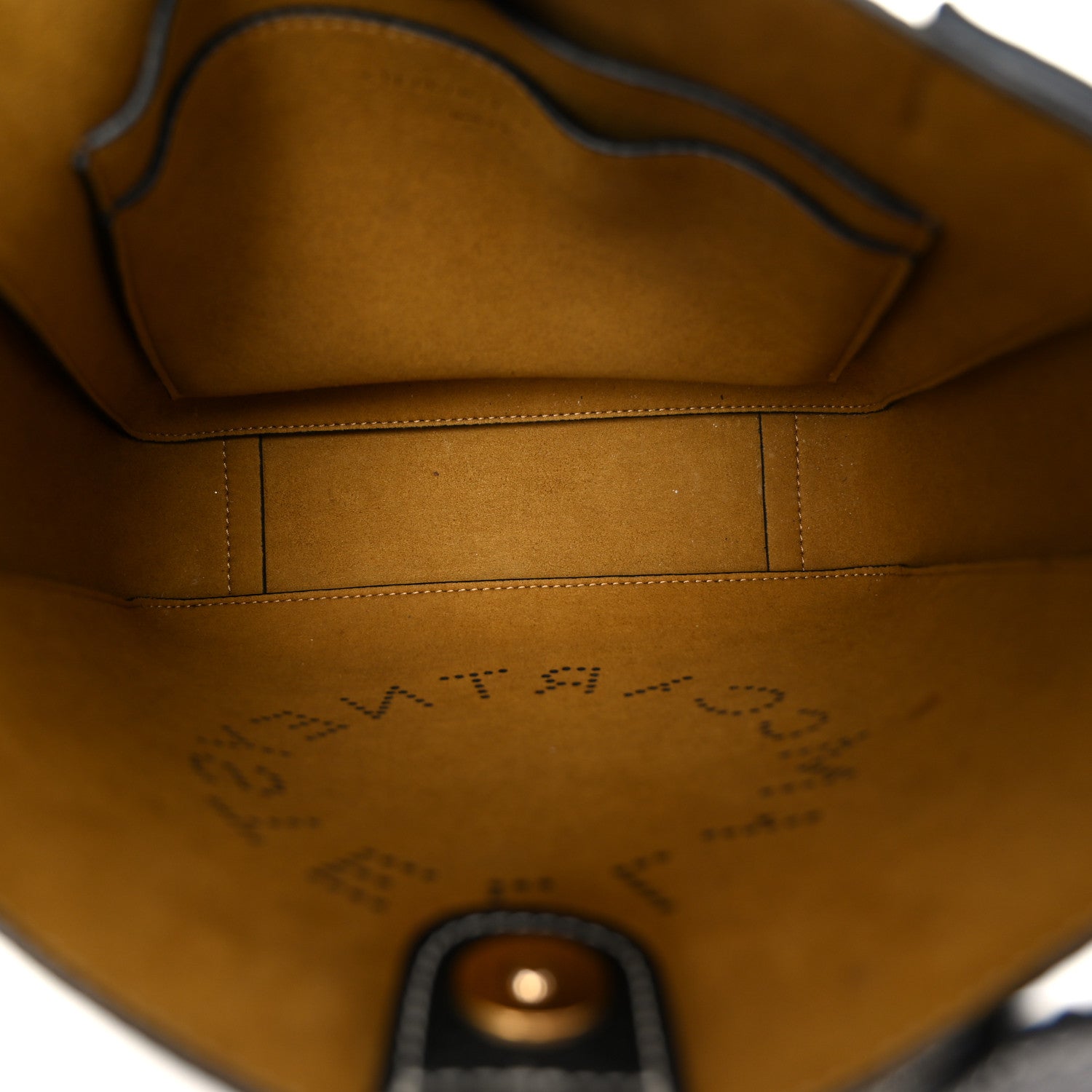 Stella McCartney Grainy Alter Mat Perforated Logo Mini Crossbody Black 5 of 9