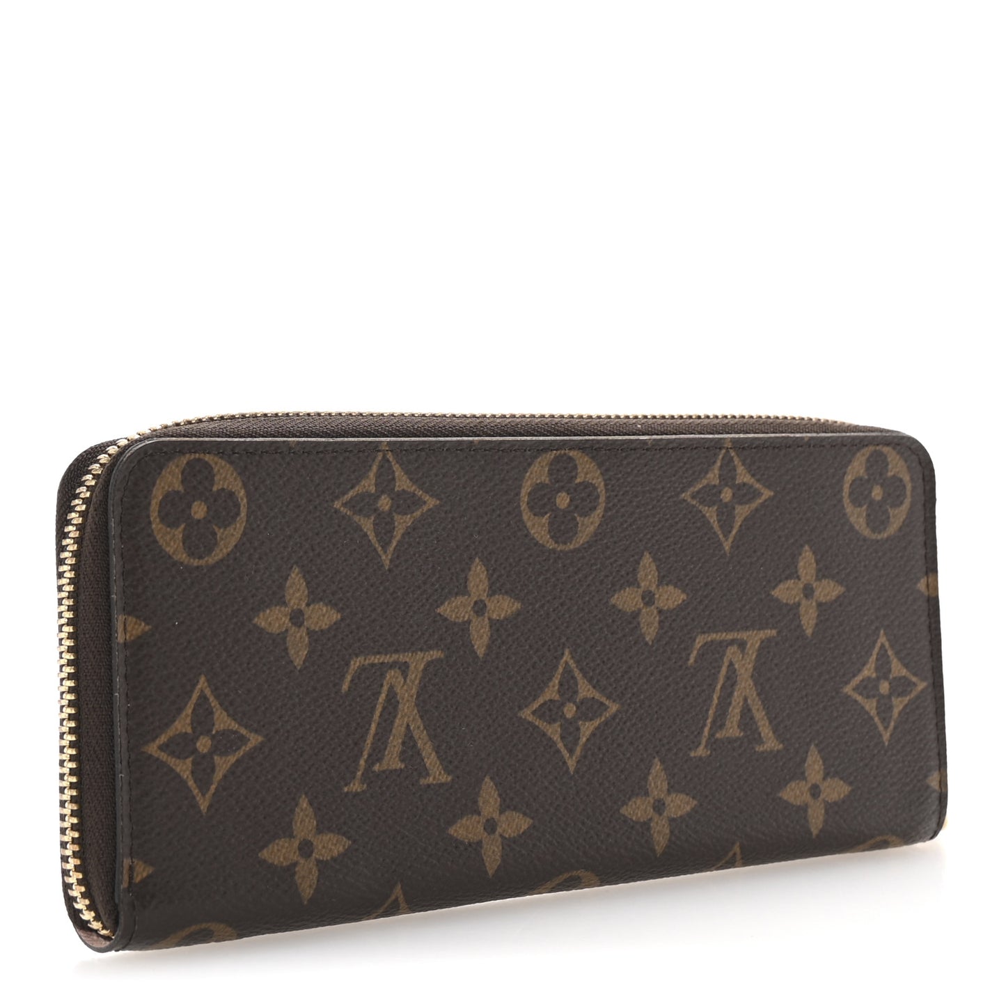 Monogram Clemence Wallet Rose Ballerine