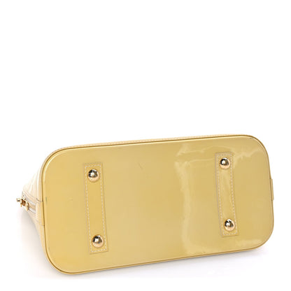 Louis Vuitton LOUIS VUITTON Vernis Alma MM Yellow Yellow 7 of 7