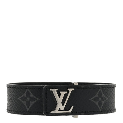Louis Vuitton Monogram Eclipse LV Slim Bracelet 21 1 of 4