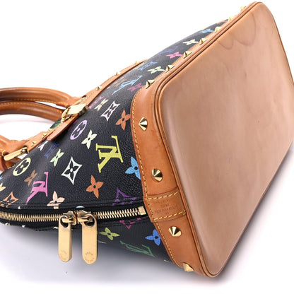Louis Vuitton Monogram Multicolor Alma Black 6 of 7