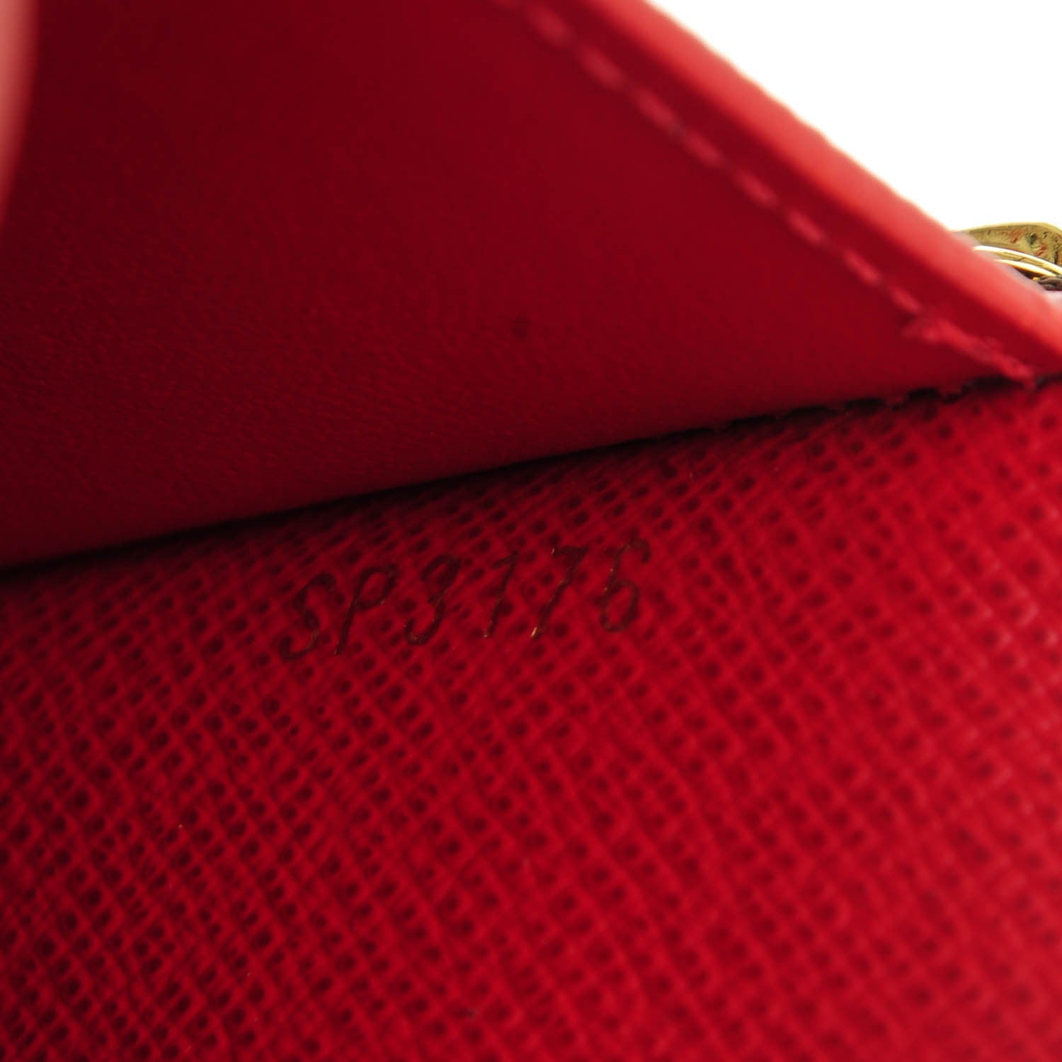 Louis Vuitton Damier Ebene Victorine Wallet Red 7 of 7