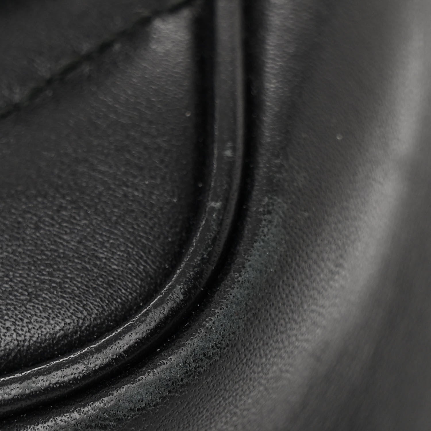 Gucci Calfskin Matelasse Super Mini GG Marmont Shoulder Bag Black 11 of 12