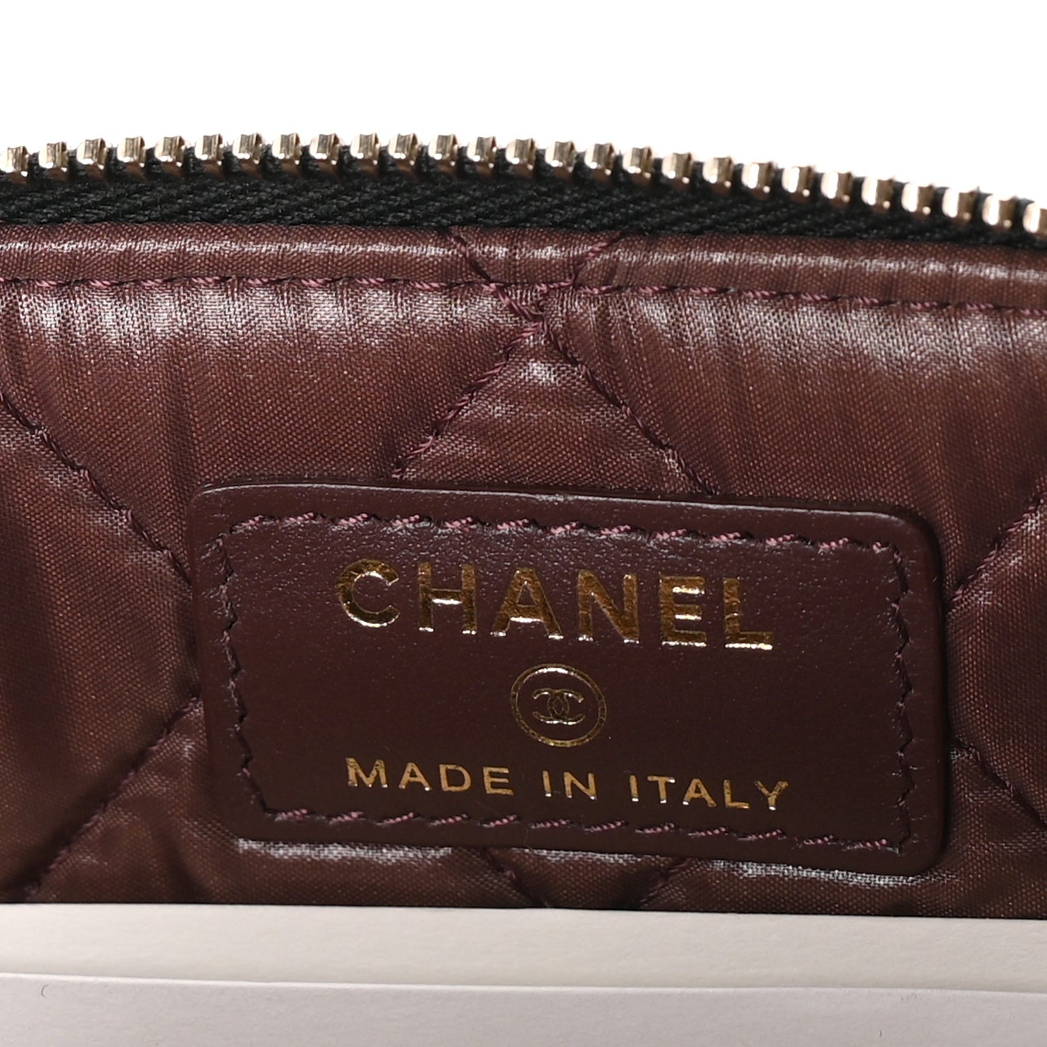 Chanel Caviar Quilted Cosmetic Case Black 6 of 7