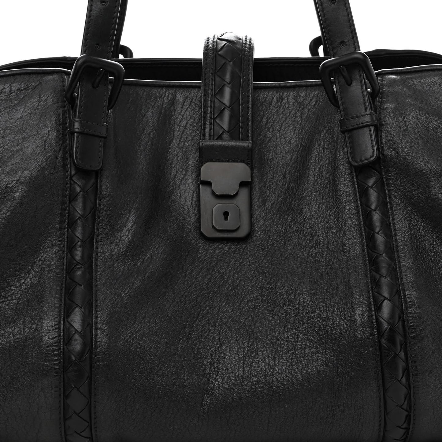 Nappa Roma Tote Black