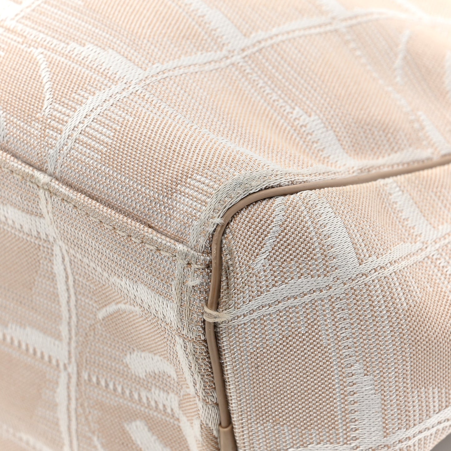 Nylon Travel Backpack Beige