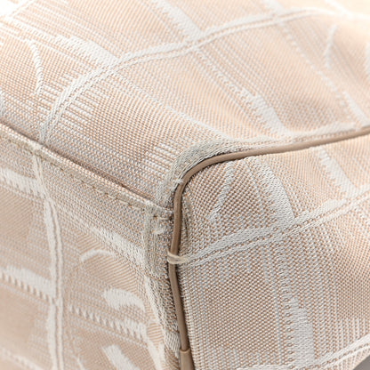 Chanel Nylon Travel Backpack Beige 12 of 14