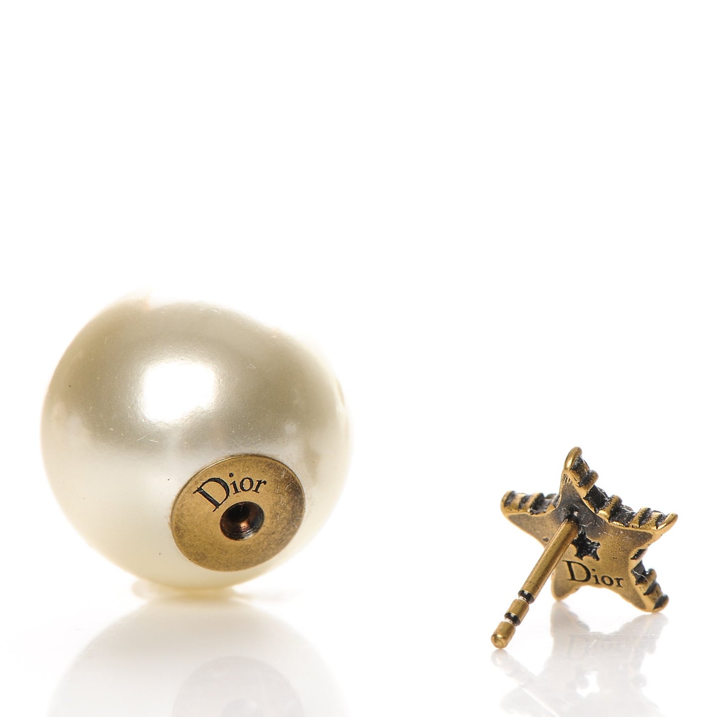 Pearl Crystal Star Mise En Dior Tribal Earrings