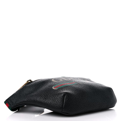 Gucci Grained Calfskin Small Logo Belt Bag Black 4 of 9